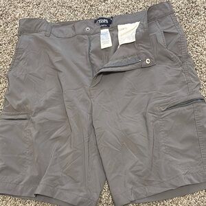 Men's Chaps Gray Cargo Shorts